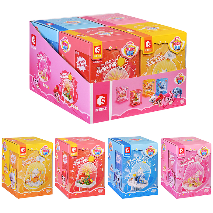 Конструктор 616209-616212 "Фантастические друзья" в коробке Конструктор 616209-616212 "Фантастические друзья" в коробке