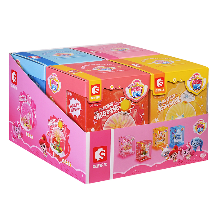 Фото к товару Конструктор 616209-616212 "Фантастические друзья" в коробке Конструктор 616209-616212 "Фантастические друзья" в коробке