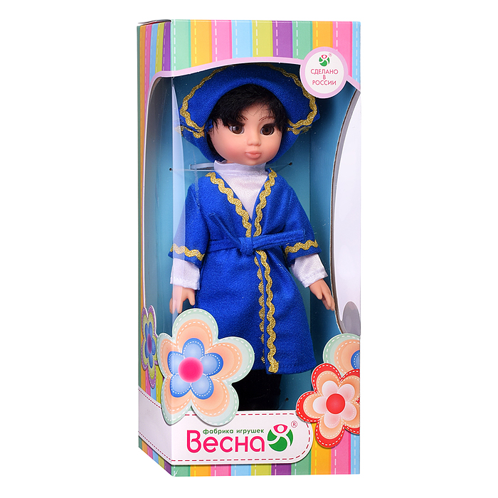 Кукла Алан в национальном костюме.