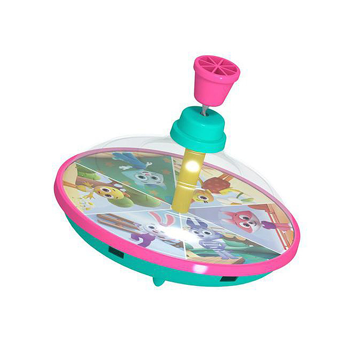 Юла прозрачная большая "Цветняшки" Юла прозрачная большая "Цветняшки"