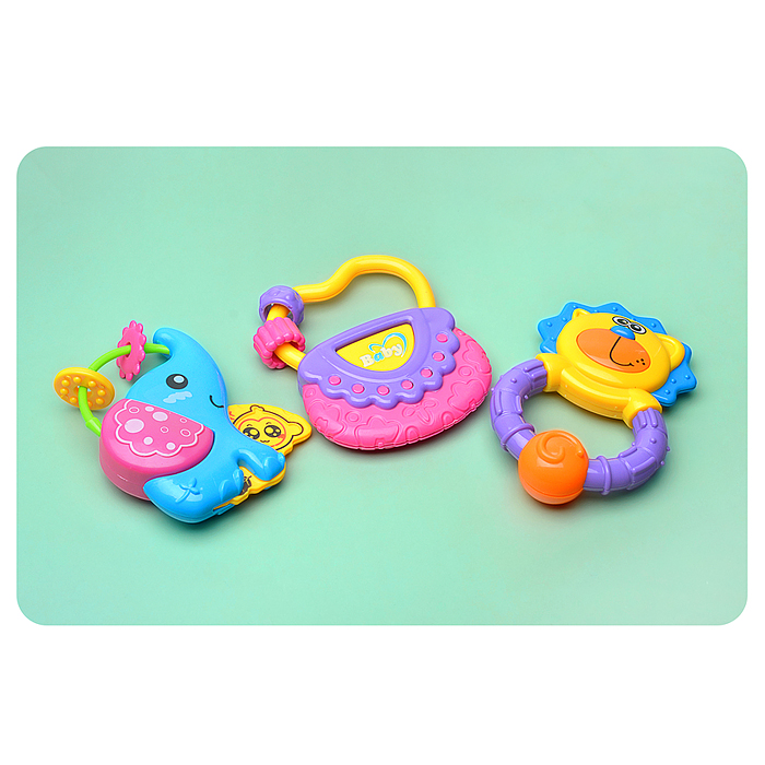 Фото к товару Набор погремушек Y0127 "Весёлое детство" в пакете Набор погремушек Y0127 "Весёлое детство" в пакете