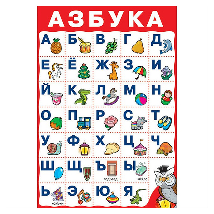 Плакат. Азбука №2.
