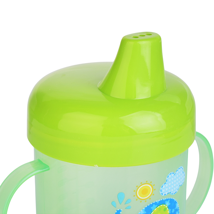 Фото к товару Поильник-непроливайка с жестким носиком, с ручками, ассорти, 200 мл, 5+, 1шт. Поильник-непроливайка с жестким носиком, с ручками, ассорти, 200 мл, 5+, 1шт.