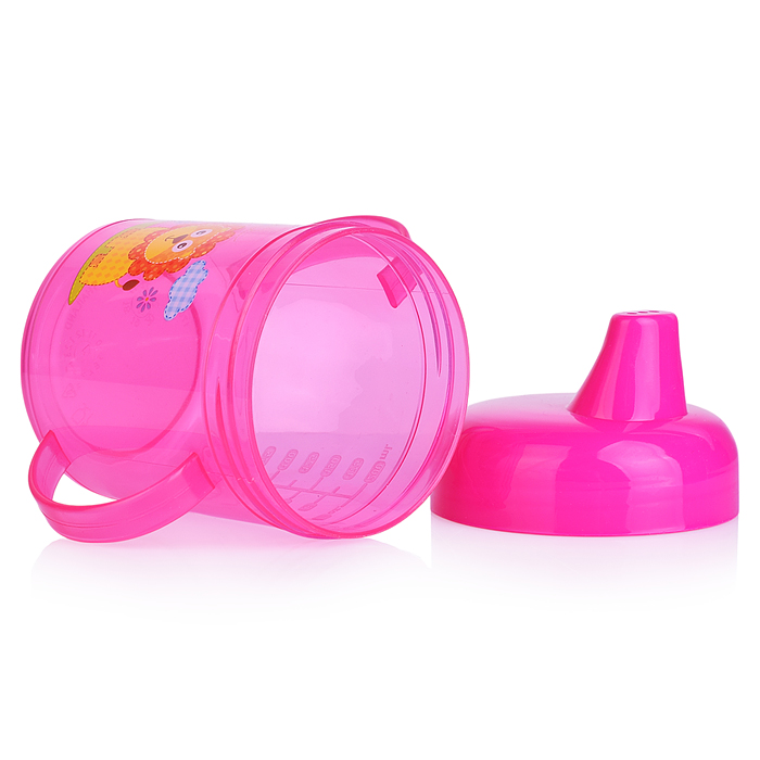 Фото к товару Поильник-непроливайка с жестким носиком, с ручками, ассорти, 200 мл, 5+, 1шт. Поильник-непроливайка с жестким носиком, с ручками, ассорти, 200 мл, 5+, 1шт.