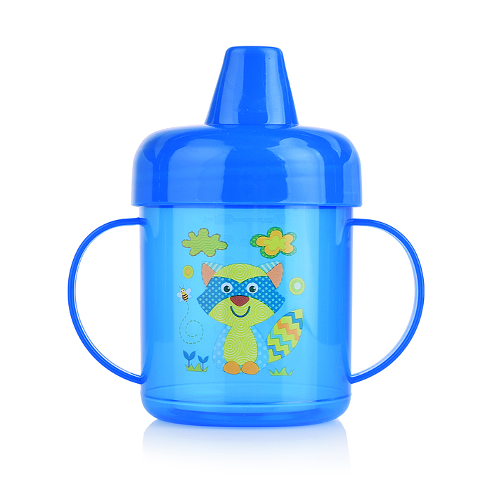 Фото к товару Поильник-непроливайка с жестким носиком, с ручками, ассорти, 200 мл, 5+, 1шт. Поильник-непроливайка с жестким носиком, с ручками, ассорти, 200 мл, 5+, 1шт.