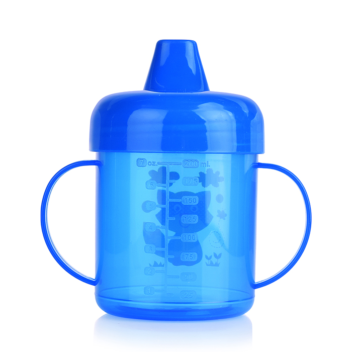 Фото к товару Поильник-непроливайка с жестким носиком, с ручками, ассорти, 200 мл, 5+, 1шт. Поильник-непроливайка с жестким носиком, с ручками, ассорти, 200 мл, 5+, 1шт.