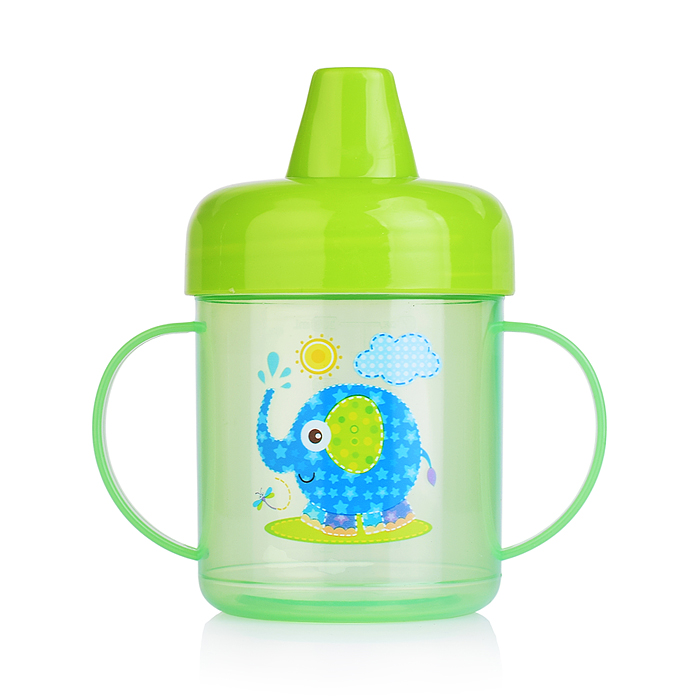 Фото к товару Поильник-непроливайка с жестким носиком, с ручками, ассорти, 200 мл, 5+, 1шт. Поильник-непроливайка с жестким носиком, с ручками, ассорти, 200 мл, 5+, 1шт.