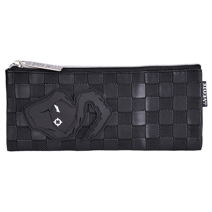 Пенал "Super Spy" 21,5x9x1 см, плоский для 35 предметов, на молнии, фактурная антивандальна