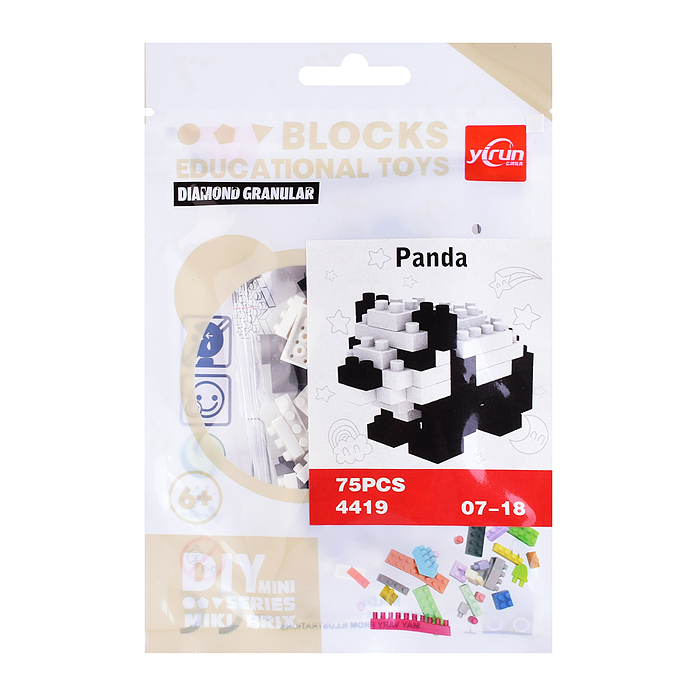 Конструктор 4419 "Животные" в ассортименте, в пакете