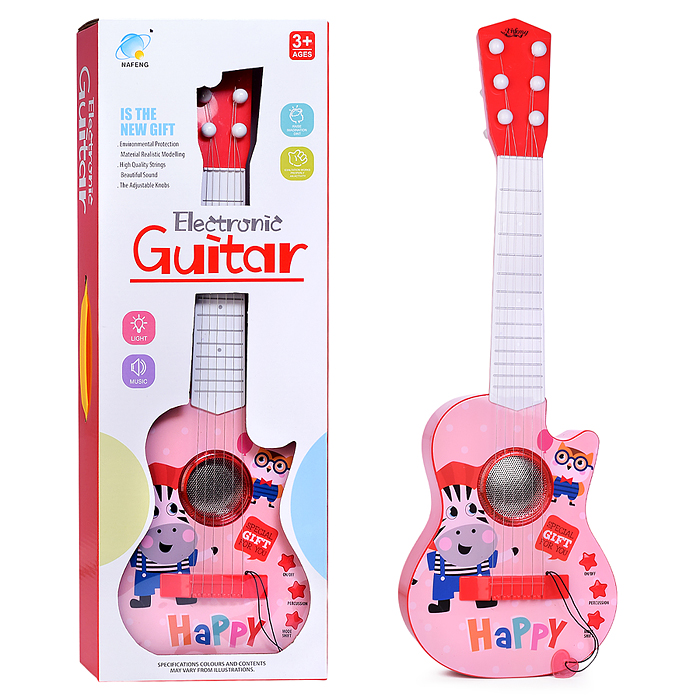 Гитара 667B "Настоящий музыкант №2" в коробке