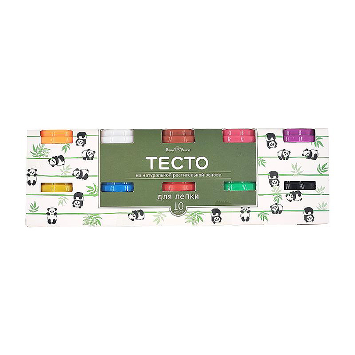 Пластилин (тесто для лепки) на натуральной растительной основе "Happycolor", 10 цв., 200 г. 2 вида Пластилин (тесто для лепки) на натуральной растительной основе "Happycolor", 10 цв., 200 г. 2 вида