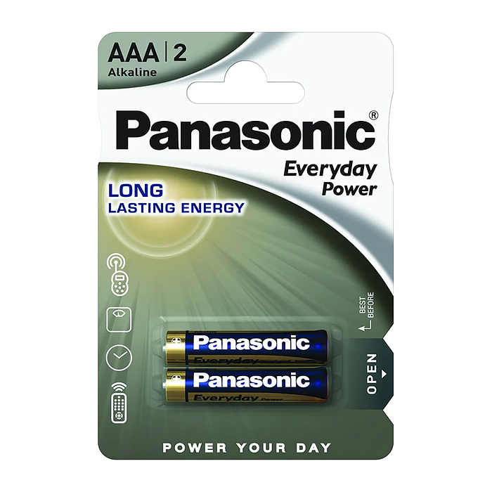 Батарейки алкалиновая Panasonic Everyday Power LR03EPS/2BP LR03 BL2 Батарейки алкалиновая Panasonic Everyday Power LR03EPS/2BP LR03 BL2