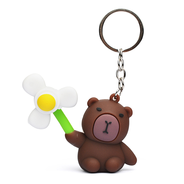 Фото к товару Игрушка-брелок 00-5656 "Капибара с вращающимся веером" Игрушка-брелок 00-5656 "Капибара с вращающимся веером"