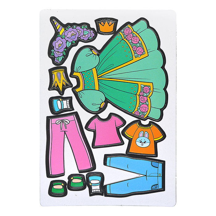 Магнитная игра. Одень куклу. Принцесса Аврора