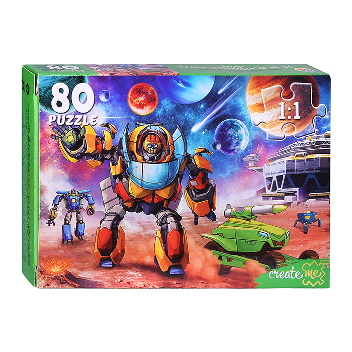 Пазлы 80 "Мир трансформеров №31"