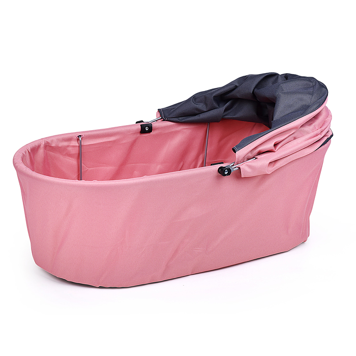 Фото к товару Коляска для кукол 9325B металлическая, складная, прогулочная с капюшоном и корзиной, цвет розовый Коляска для кукол 9325B металлическая, складная, прогулочная с капюшоном и корзиной, цвет розовый