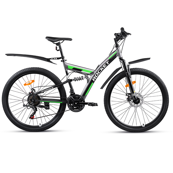 Велосипед 26" Rocket Azkar Pro, цвет серый, размер 18"