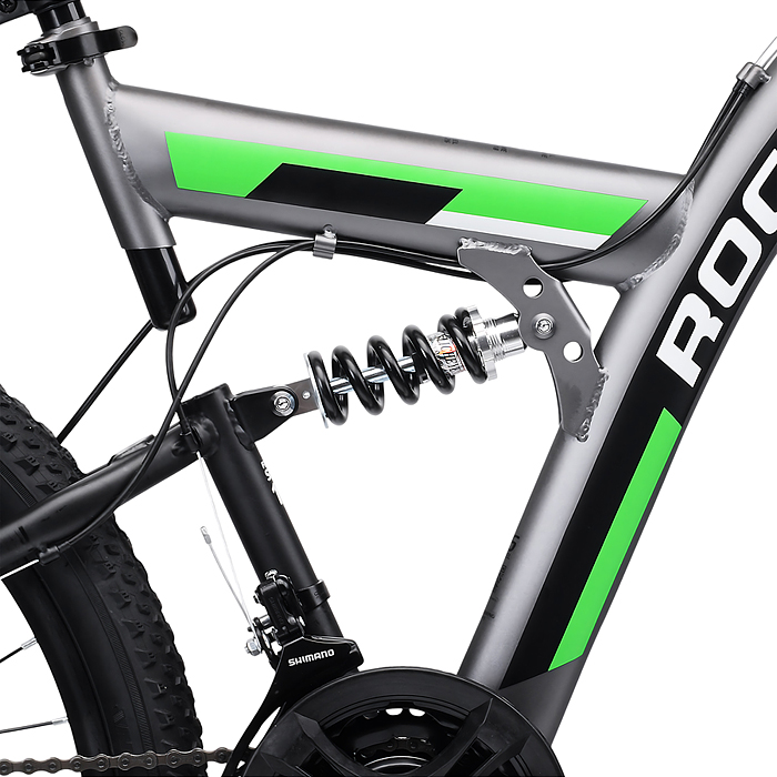 Фото к товару Велосипед 26" Rocket Azkar Pro, цвет серый, размер 18" Велосипед 26" Rocket Azkar Pro, цвет серый, размер 18"