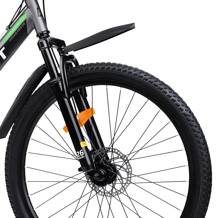 Фото к товару Велосипед 26" Rocket Azkar Pro, цвет серый, размер 18" Велосипед 26" Rocket Azkar Pro, цвет серый, размер 18"