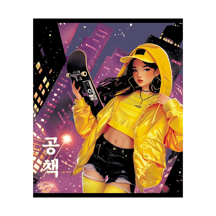 Фото к товару Тетрадь 48л. клетка, А5 "К-Поп" скрепка Тетрадь 48л. клетка, А5 "К-Поп" скрепка