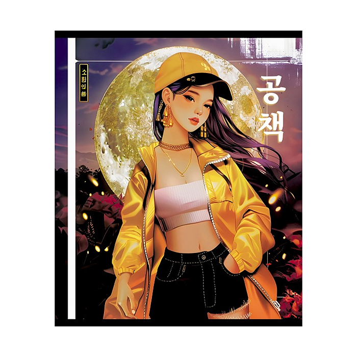 Фото к товару Тетрадь 48л. клетка, А5 "К-Поп" скрепка Тетрадь 48л. клетка, А5 "К-Поп" скрепка