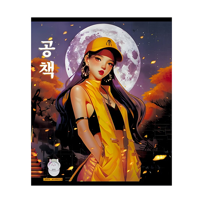 Фото к товару Тетрадь 48л. клетка, А5 "К-Поп" скрепка Тетрадь 48л. клетка, А5 "К-Поп" скрепка