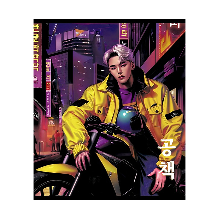 Фото к товару Тетрадь 48л. клетка, А5 "К-Поп" скрепка Тетрадь 48л. клетка, А5 "К-Поп" скрепка