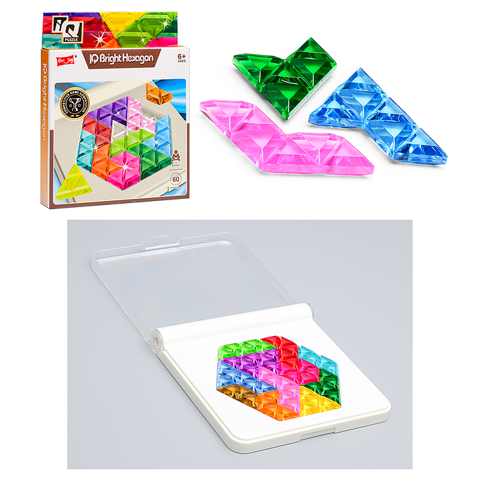 Игра развивающая 929-37 "Геометрическая фигура" в коробке