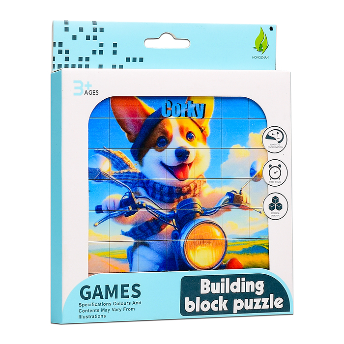 Фото к товару Мозаика 8N80-43 "Корги" в коробке Мозаика 8N80-43 "Корги" в коробке