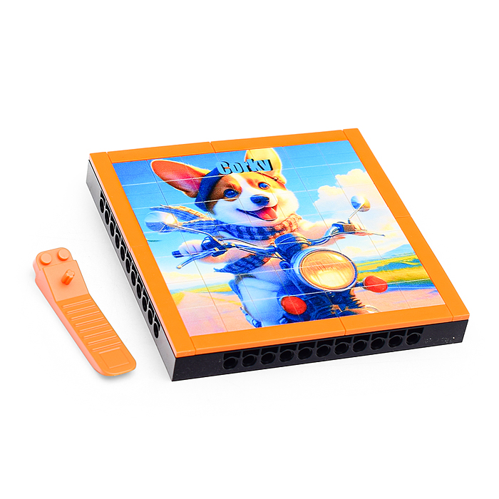 Фото к товару Мозаика 8N80-43 "Корги" в коробке Мозаика 8N80-43 "Корги" в коробке