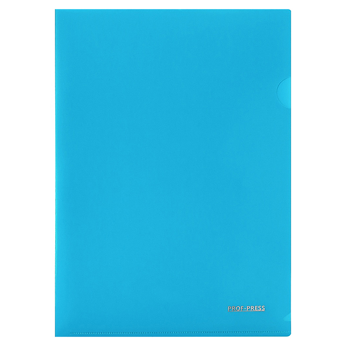 Папка-уголок, А4, 180мкм, голубой Папка-уголок, А4, 180мкм, голубой