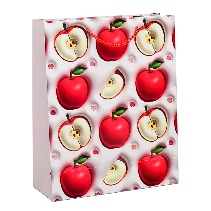 Фото к товару Пакет подарочный 00-6364 "Фрукты и ягоды" 26х32х10 см Пакет подарочный 00-6364 "Фрукты и ягоды" 26х32х10 см