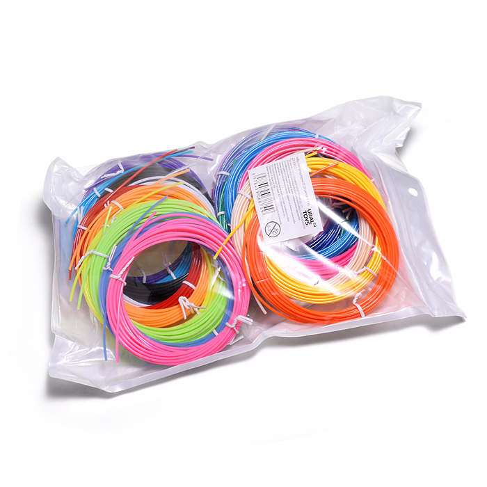 Набор пластика для ручки 3D (20 цветов по 5 м) 00-6963