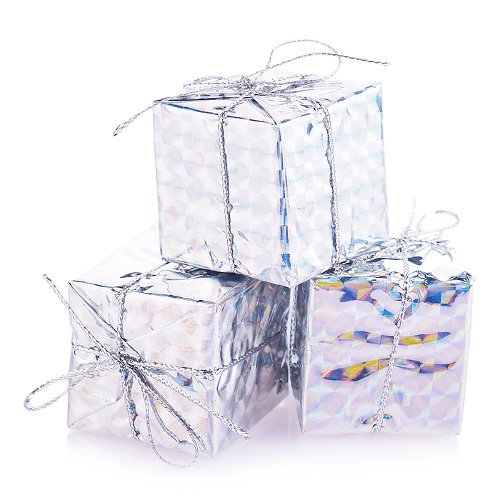 Набор новогодних украшений S1013 "Новогодние алмазы" в пакете