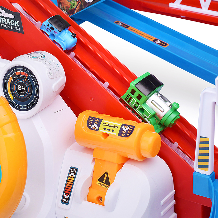 Фото к товару Трек T922A "Приключение паровозиков" в коробке Трек T922A "Приключение паровозиков" в коробке