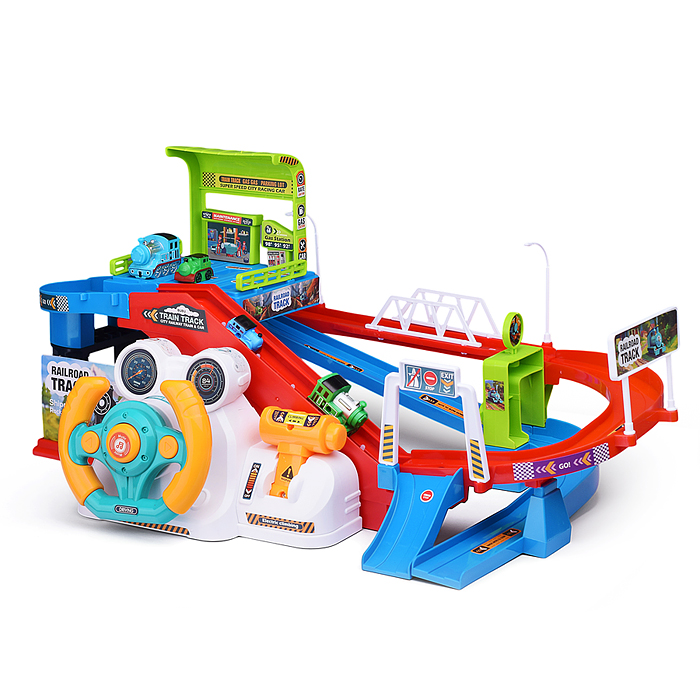 Фото к товару Трек T922A "Приключение паровозиков" в коробке Трек T922A "Приключение паровозиков" в коробке