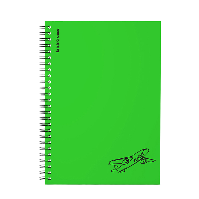 Тетрадь 80 л. клетка, Motion, зеленый, A5, с пластиковой обложкой, на спирали Тетрадь 80 л. клетка, Motion, зеленый, A5, с пластиковой обложкой, на спирали