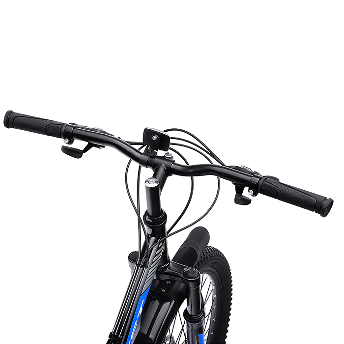 Фото к товару Велосипед 24" Rocket Azkar, цвет черный/синий, размер 15" Велосипед 24" Rocket Azkar, цвет черный/синий, размер 15"