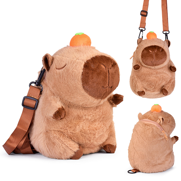 Сумочка детская 00-6755 "Капибара" 20*15 см. Сумочка детская 00-6755 "Капибара" 20*15 см.