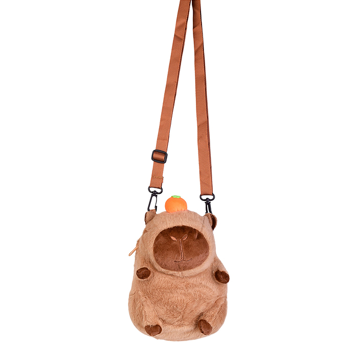 Фото к товару Сумочка детская 00-6755 "Капибара" 20*15 см. Сумочка детская 00-6755 "Капибара" 20*15 см.