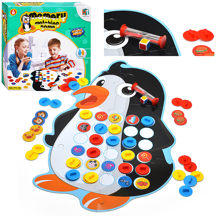 Настольная игра 777-18 "Умный пингвин" Настольная игра 777-18 "Умный пингвин"