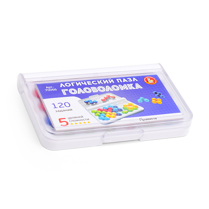 Игра головоломка "Логический пазл" фигурная 10 эл Учись играя