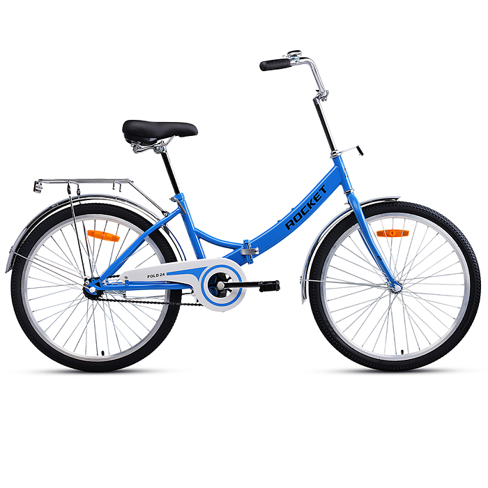 Велосипед 24" Rocket City Fold 24, цвет синий, размер 16"