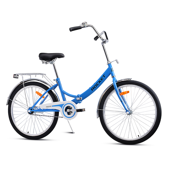 Велосипед 24" Rocket City Fold 24, цвет синий, размер 16"