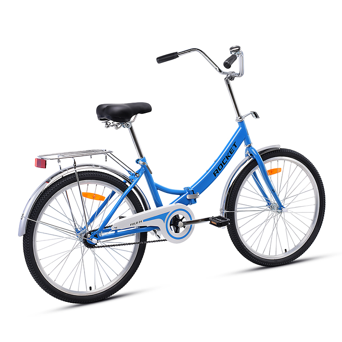 Велосипед 24" Rocket City Fold 24, цвет синий, размер 16"