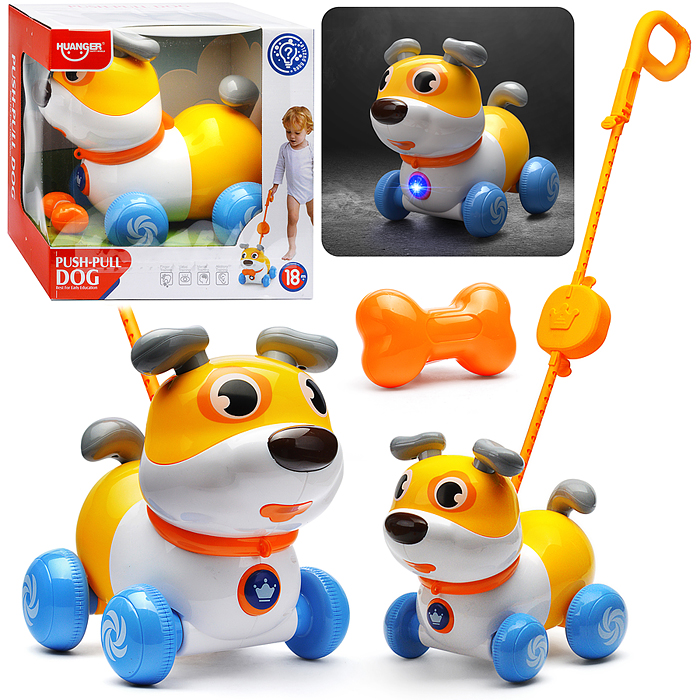 Каталка HE0553 "Собака" в коробке Каталка HE0553 "Собака" в коробке