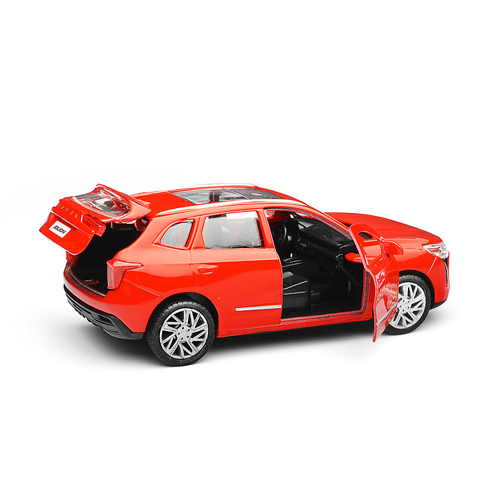 Фото к товару Машина металл Haval Jolion 12 см, (двери, багаж, красный) в коробке Машина металл Haval Jolion 12 см, (двери, багаж, красный) в коробке