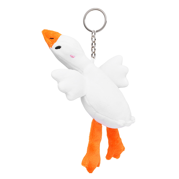 Фото к товару Мягкая игрушка-брелок М1348 "Гусь" 16 см. Мягкая игрушка-брелок М1348 "Гусь" 16 см.