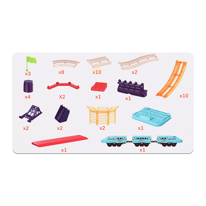 Фото к товару Железная дорога 4145B "Скорый поезд" в коробке Железная дорога 4145B "Скорый поезд" в коробке