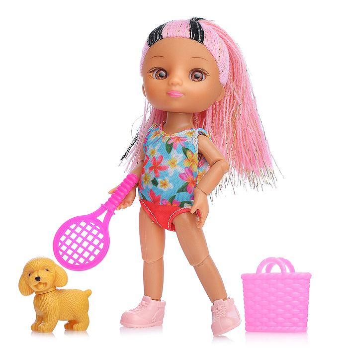 Кукла UT0133-6 "Моя куколка "Летний образ" с аксессуарами, в пакете